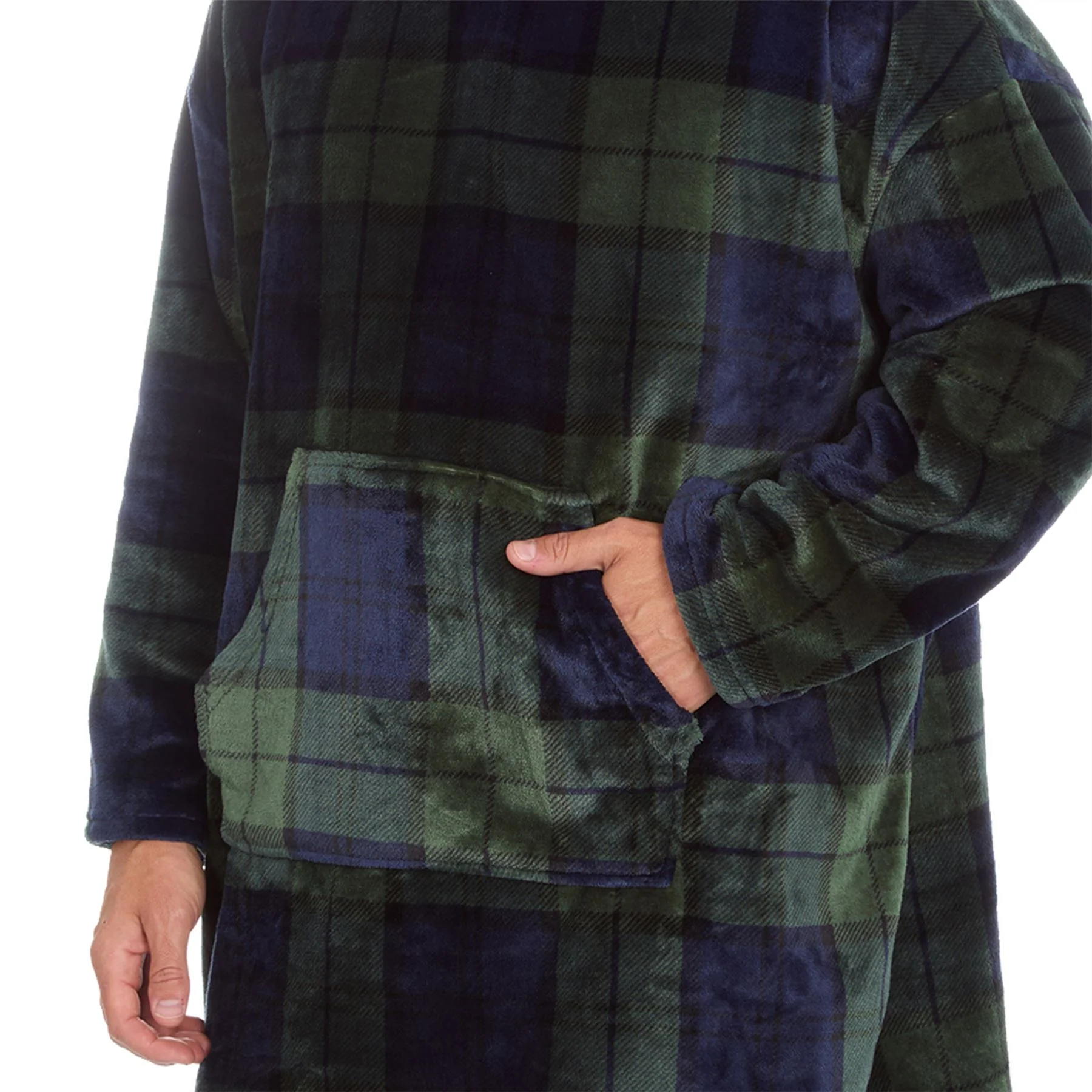 Huggable Mens Polished Fleece Oversized Hoodie - Image 16